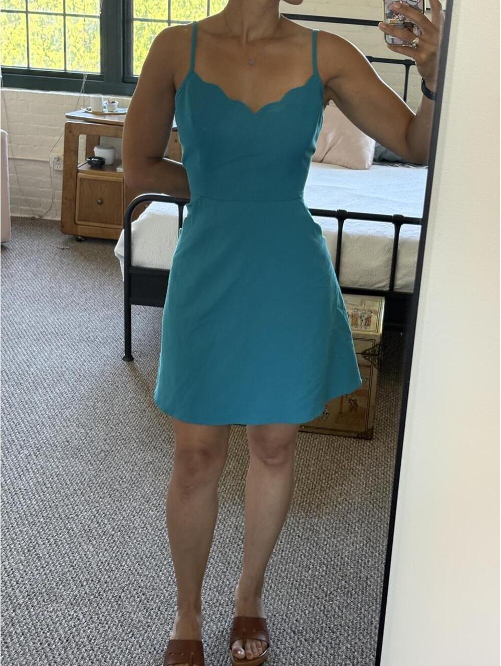 The Market & Spruce Crissie Scallop Dress